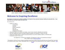 Tablet Screenshot of inspiringexcellence.com.au